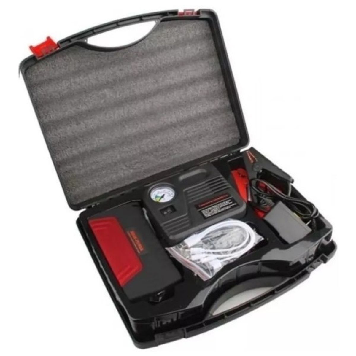 GENERICO - Partidor Cargador Powerbank Bateria Auto  Inflador De Rueda