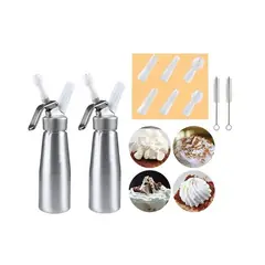 GENERICO - X2 Sifon De Crema Batida Sifon Crema Chantilly Sifon 500ml