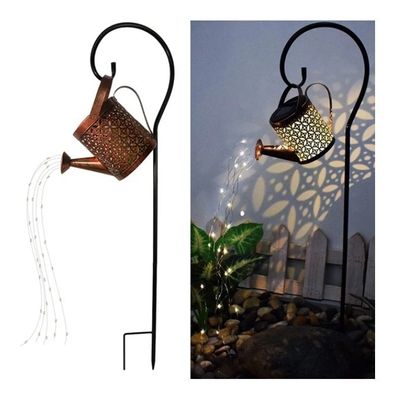 Imagen 2 del producto Regadera Solar Hueca Agua Led Impermeable