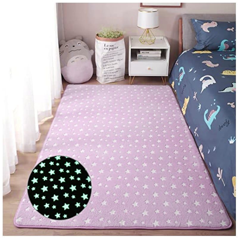 GENERICO - Alfombra Bajada De Cama Luminosas 50x80 Cms