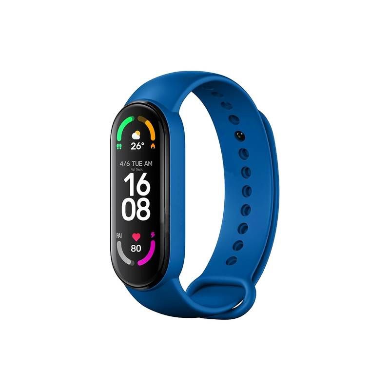 GENERICO - Pulsera Inteligente Smartband M6 Bluetooth Salud Correa Silicona Azul