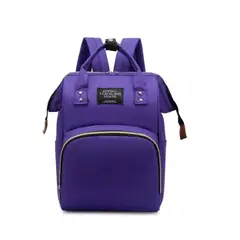 CARIBEE - Bolso Mochila Mujer Moda Tela Lila