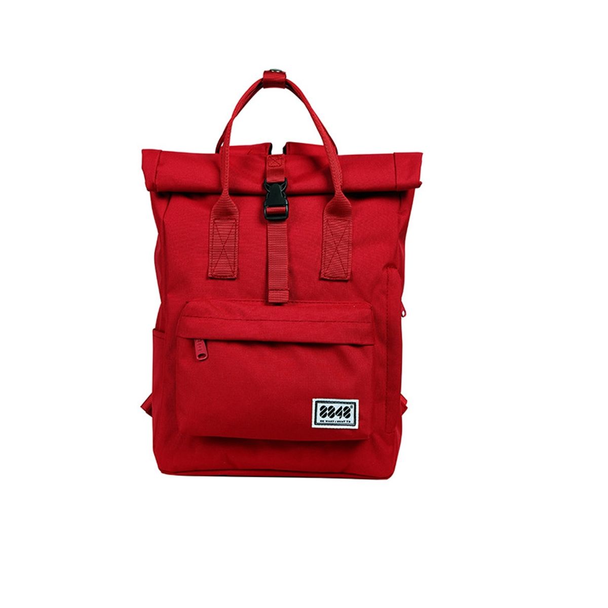 CARIBEE - Bolso Mochila Mujer Unisex Moda Rojo