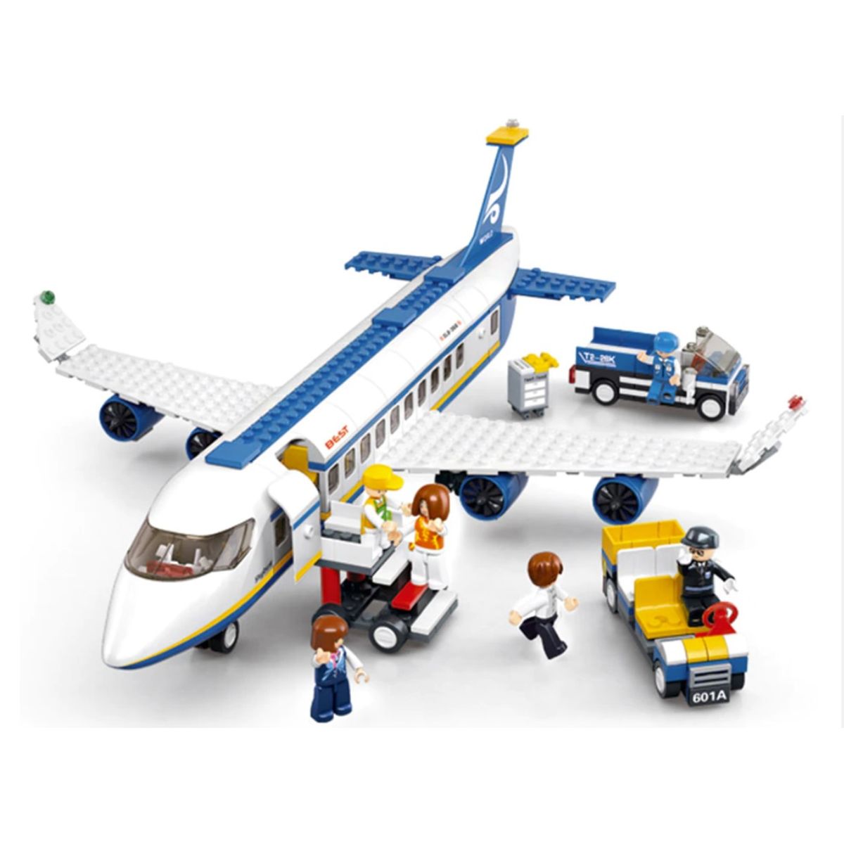 SLUBAN - Avión de Transporte de Pasajeros Airbus compatible Lego