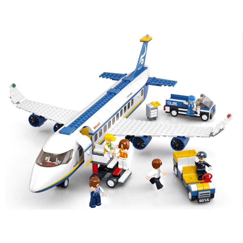 SLUBAN - Avión de Transporte de Pasajeros Airbus compatible Lego
