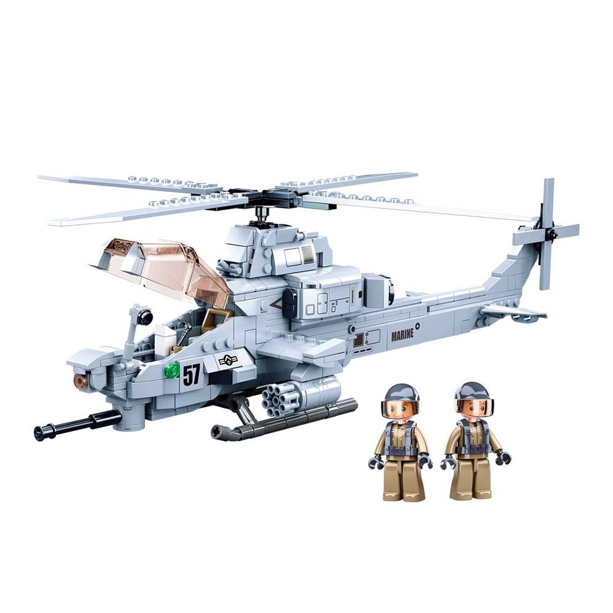 SLUBAN - Helicoptero AH-1Z Viper USMC compatible Lego