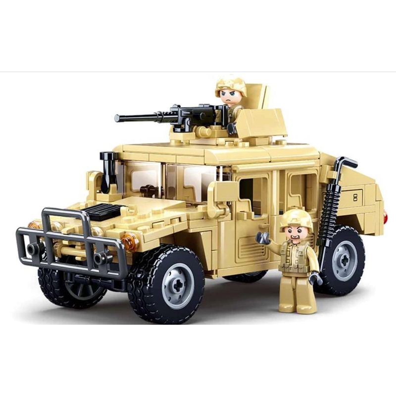 SLUBAN - Auto Jeep Blindado Humvee Ejercito de Chile compatible Lego