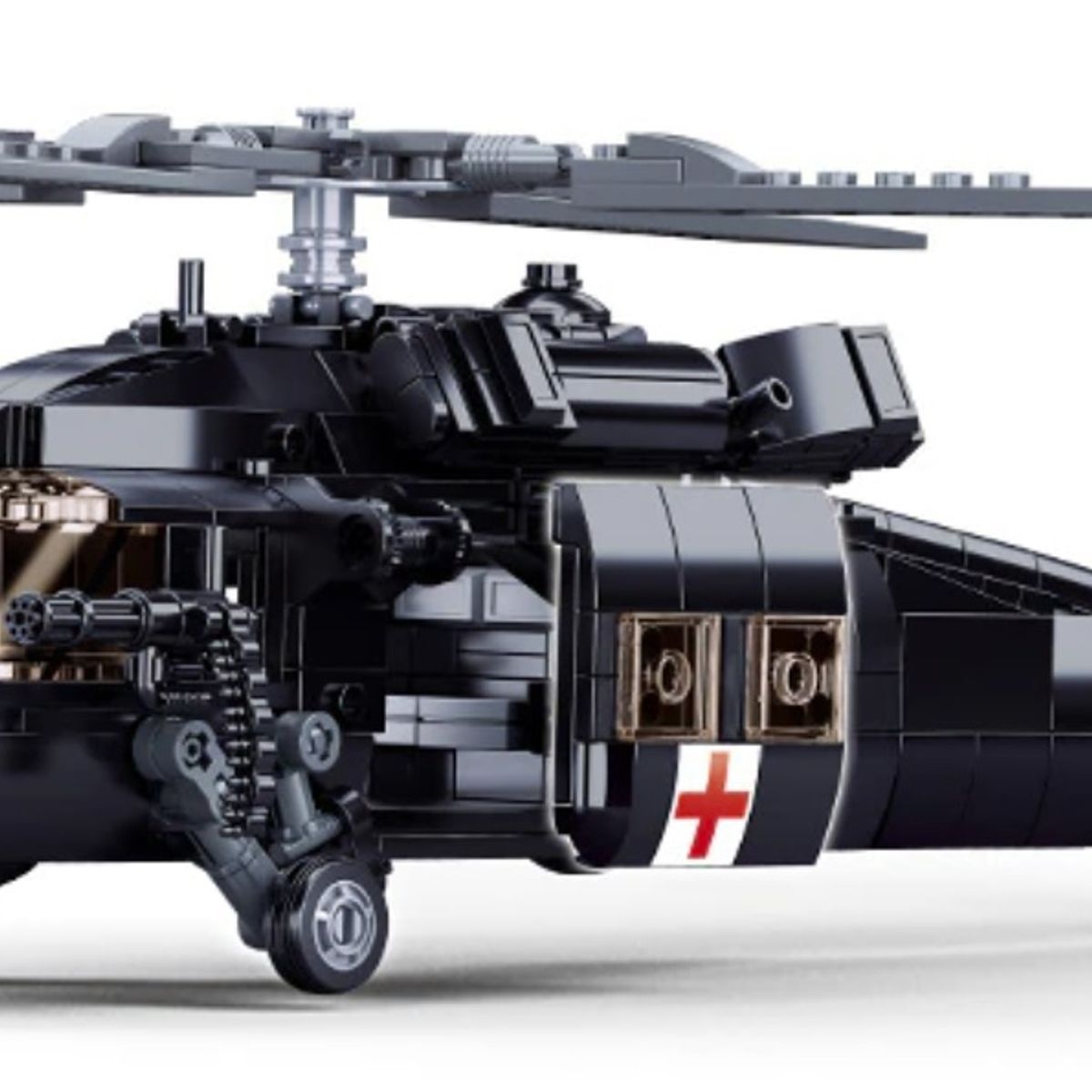 SLUBAN - Helicoptero MH-60M Blackhawk FACH compatible Lego