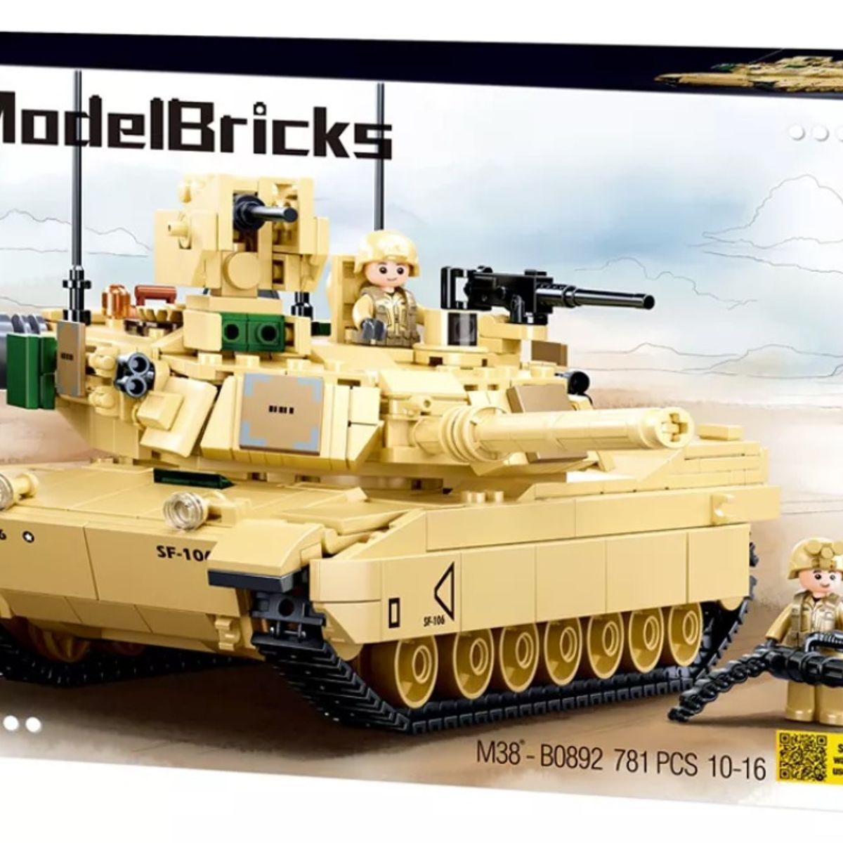 SLUBAN - Tanque M1A2 SEP v2 Abrams USARMY compatible Lego