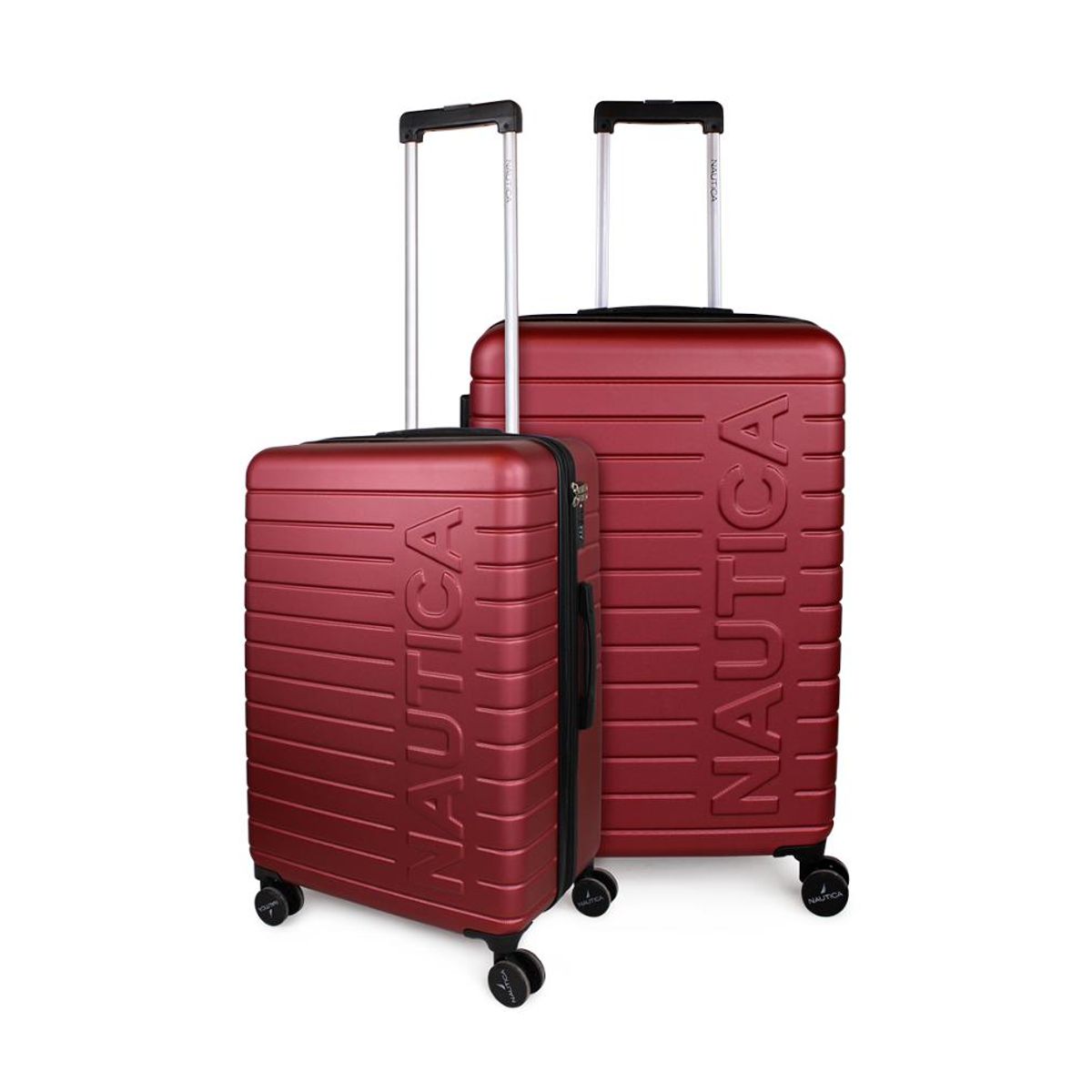 NAUTICA - Pack 2 maletas M+L Argo burdeo NAUTICA