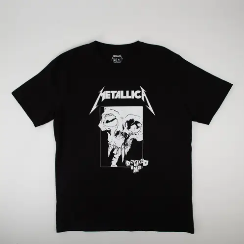 METALLICA - Polera Hombre YOU Calavera Negro