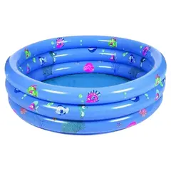 UNIVERSAL - PISCINA INFLABLE 3 AROS COLORES 90X25 CMS
