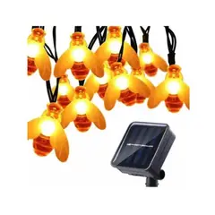 GENERICO - Guirnaldas Solar Abejas 20 Luces Guirnalda Abejas 5mts Luz