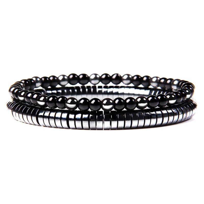 BOOMZAIR - Pulsera con cuentas de onix