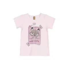 UP BABY - Polera Gato Best Friends Rosa