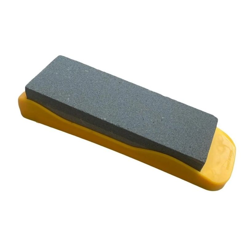 GENERICO - Piedra Para Afilar Cuchillos Afilador De Cuchillo Con Base.