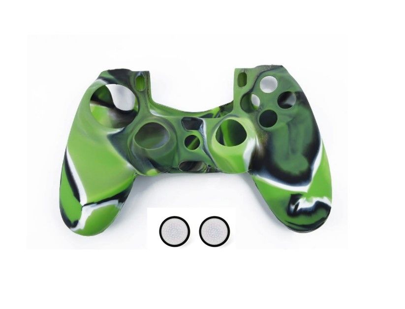 GENERICO FUNDA DE SILICONA PARA PROTEGER CONTROL DE PS4 - VERDE