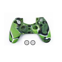 FUNDA DE SILICONA PARA PROTEGER CONTROL DE PS4 - VERDE
