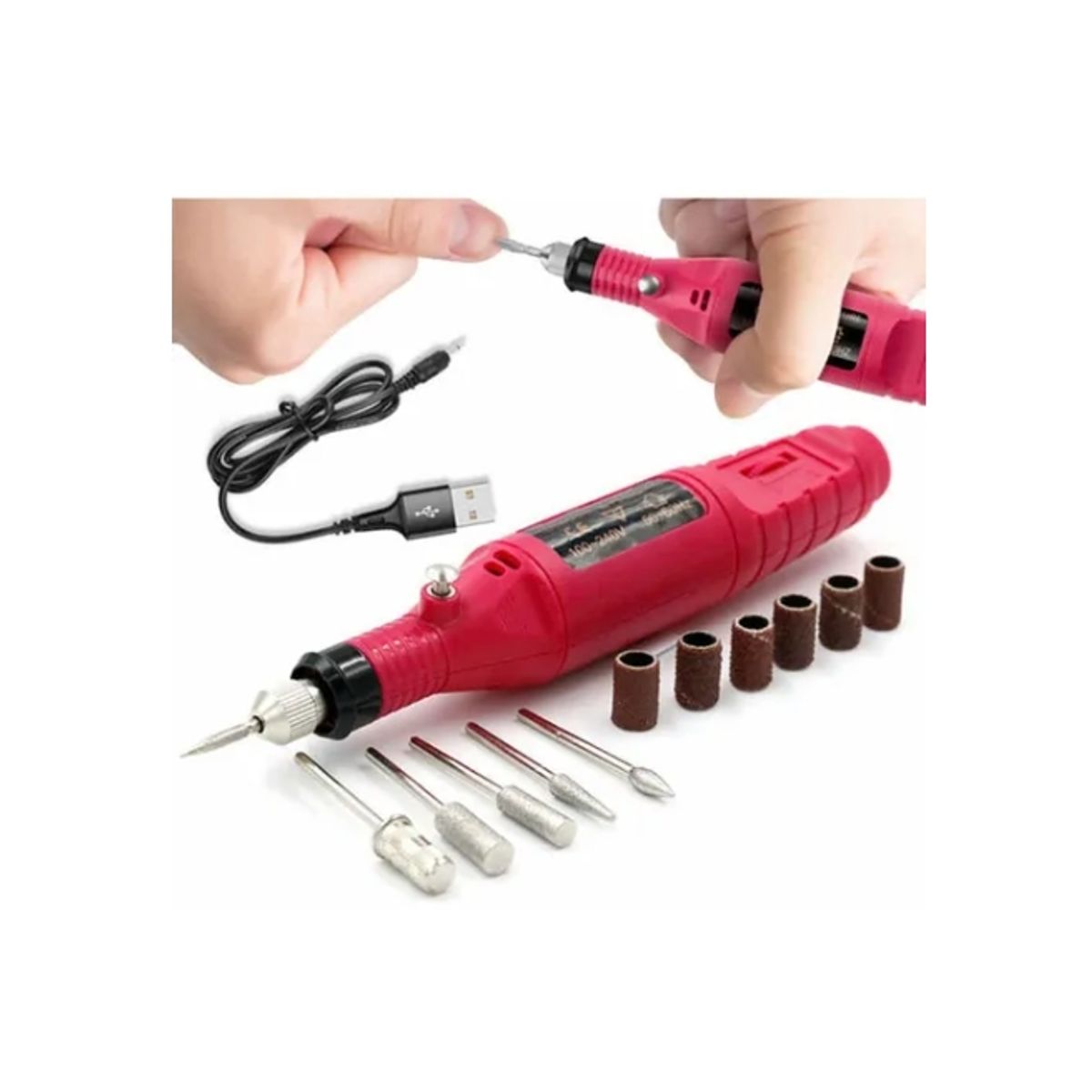 GENERICO - Torno Manicure Uñas Pulidor Eléctrico 3000rpm