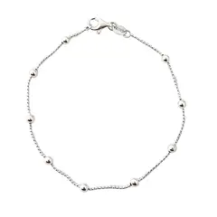 ANDREA COGGIOLA JOYAS - Pulsera Bolitas Plata Fina 925