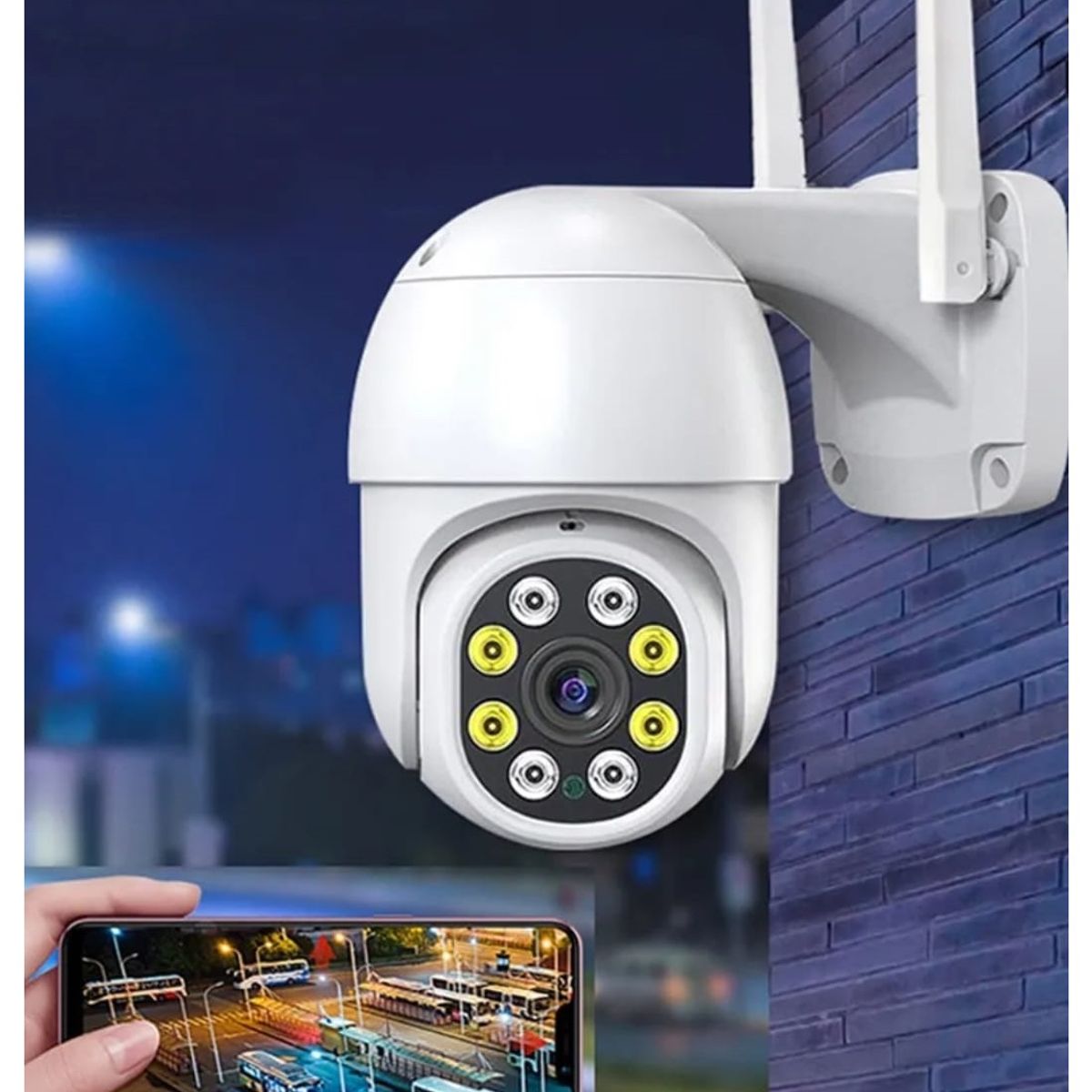 GENERICO - Camara Ip Impermeable De Seguridad 1080p Wifi Exterior
