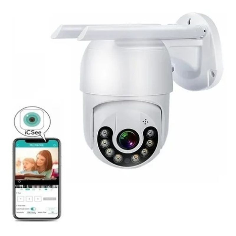 GENERICO - Smart Camara Ip Wifi Alarma Exterior Anti Agua Ip66 / 221037