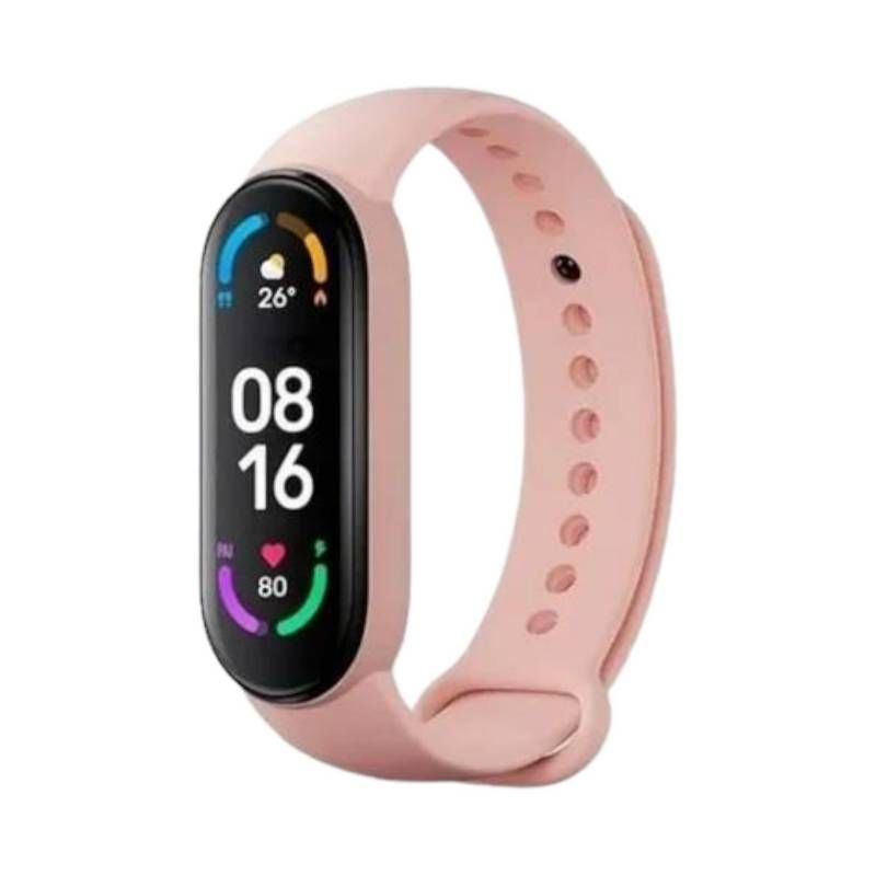 GENERICO - Pulsera Inteligente Smartband M6 Bluetooth Salud Correa Silicona Rosa