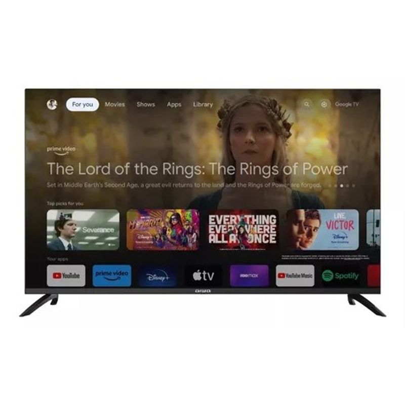 AIWA - Televisor Smart Tv Led Aiwa 50 4k Sistema Google Tv.
