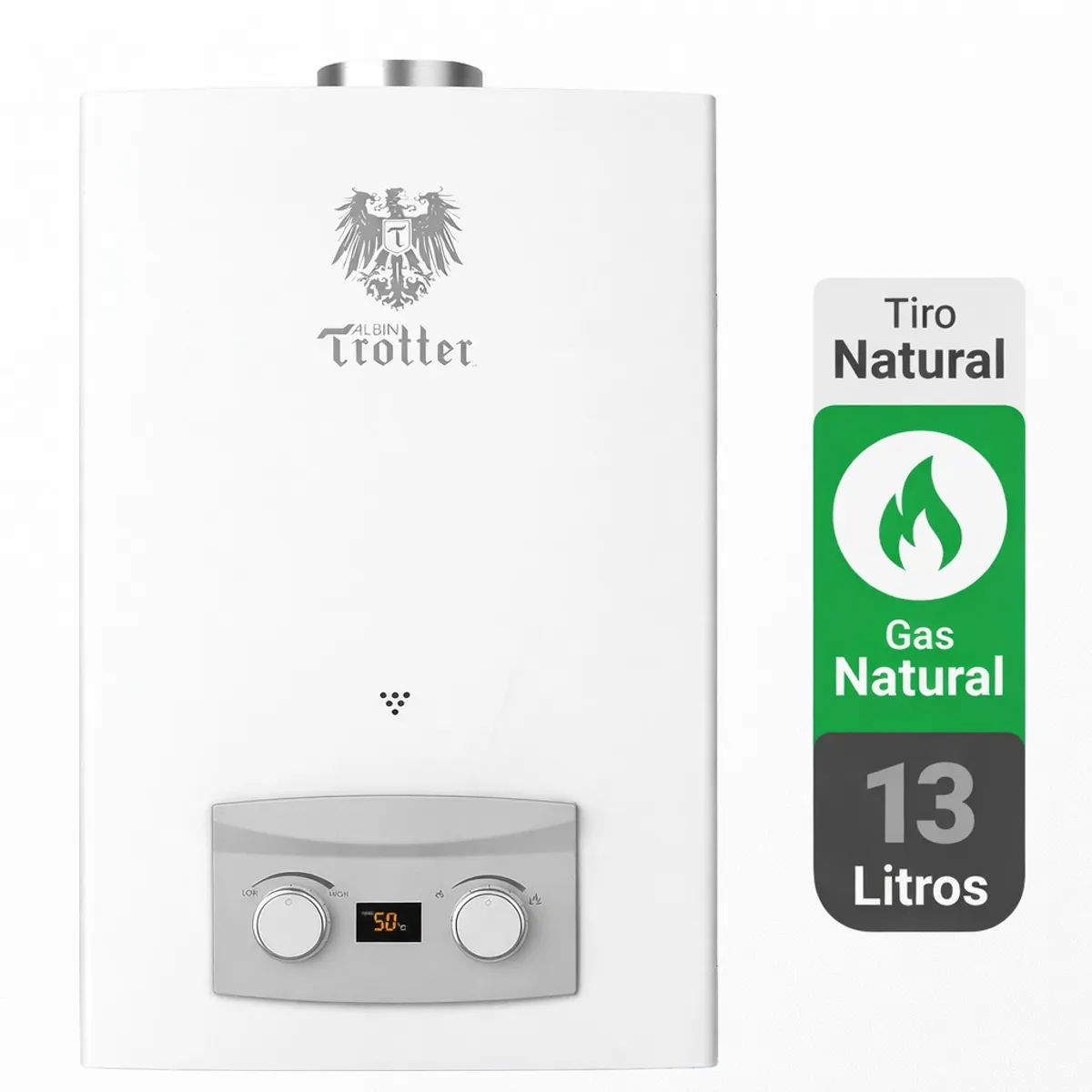 ALBIN TROTTER - Calefont Tiro Natural 13 litros Gas Natural