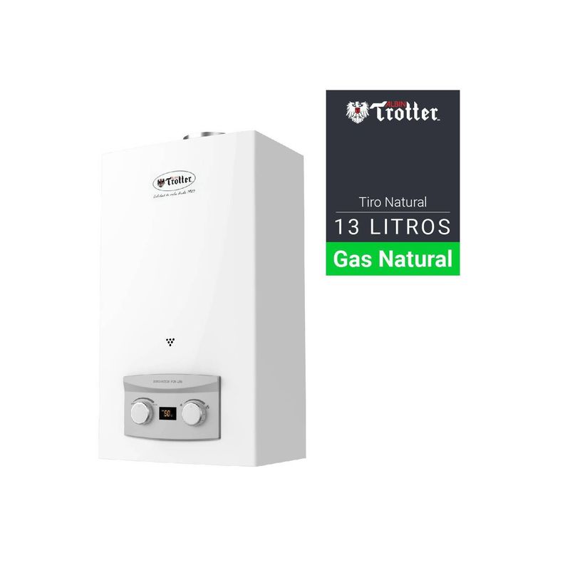 ALBIN TROTTER - Calefont Tiro Natural 13 litros Gas Natural