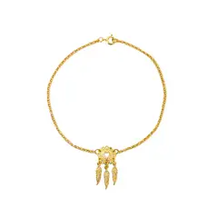 ANDREA COGGIOLA JOYAS - Tobillera Atrapasueños Enchapado Oro 18K