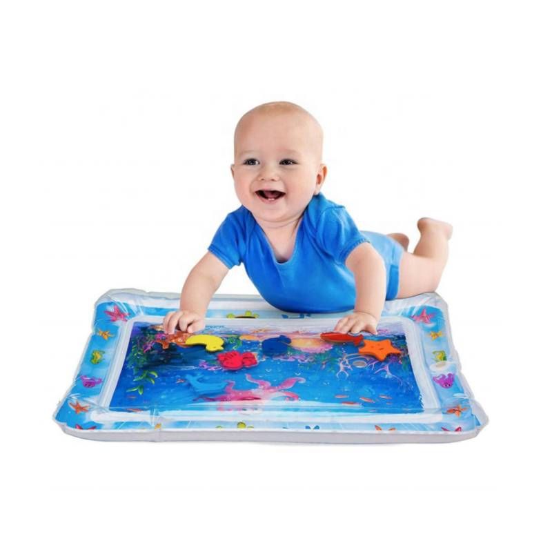 GENERICO - Alfombra Sensorial De Estimulación bebé Montessori Celeste