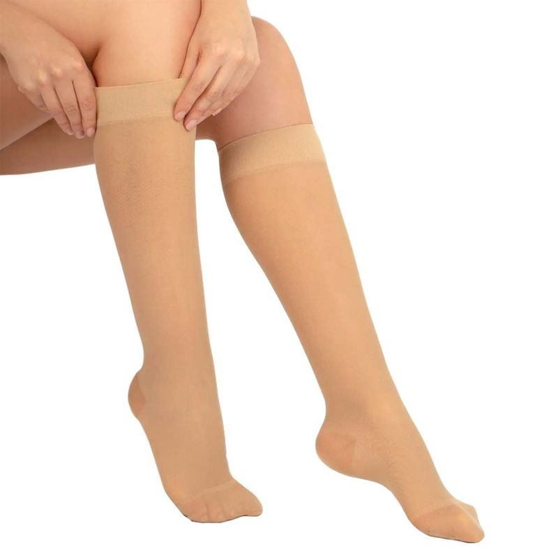 BSN MEDICAL - Media Compresiva Hasta la Rodilla No-Varix 15/20 - S