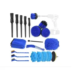 OFERTABKN - Juego 21 Pzas De Cepillos De Lavado De Autos Pulir Limpieza