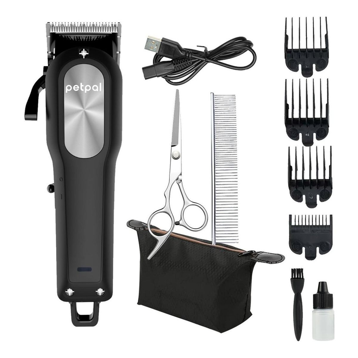 PETPAL - Maquina Corta Pelo Mascotas Perro Gato Kit Petpal