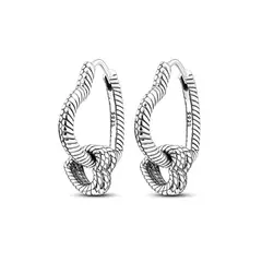 SILVER HEART - Aros Corazones Colgantes en Plata Fina 925