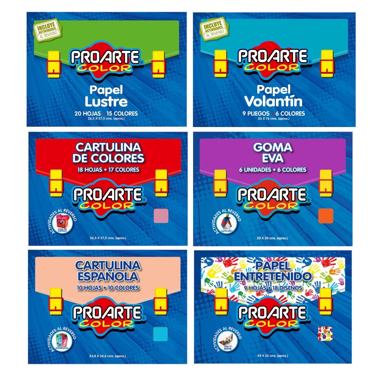 PROARTE - Pack Carpetas papel Proarte