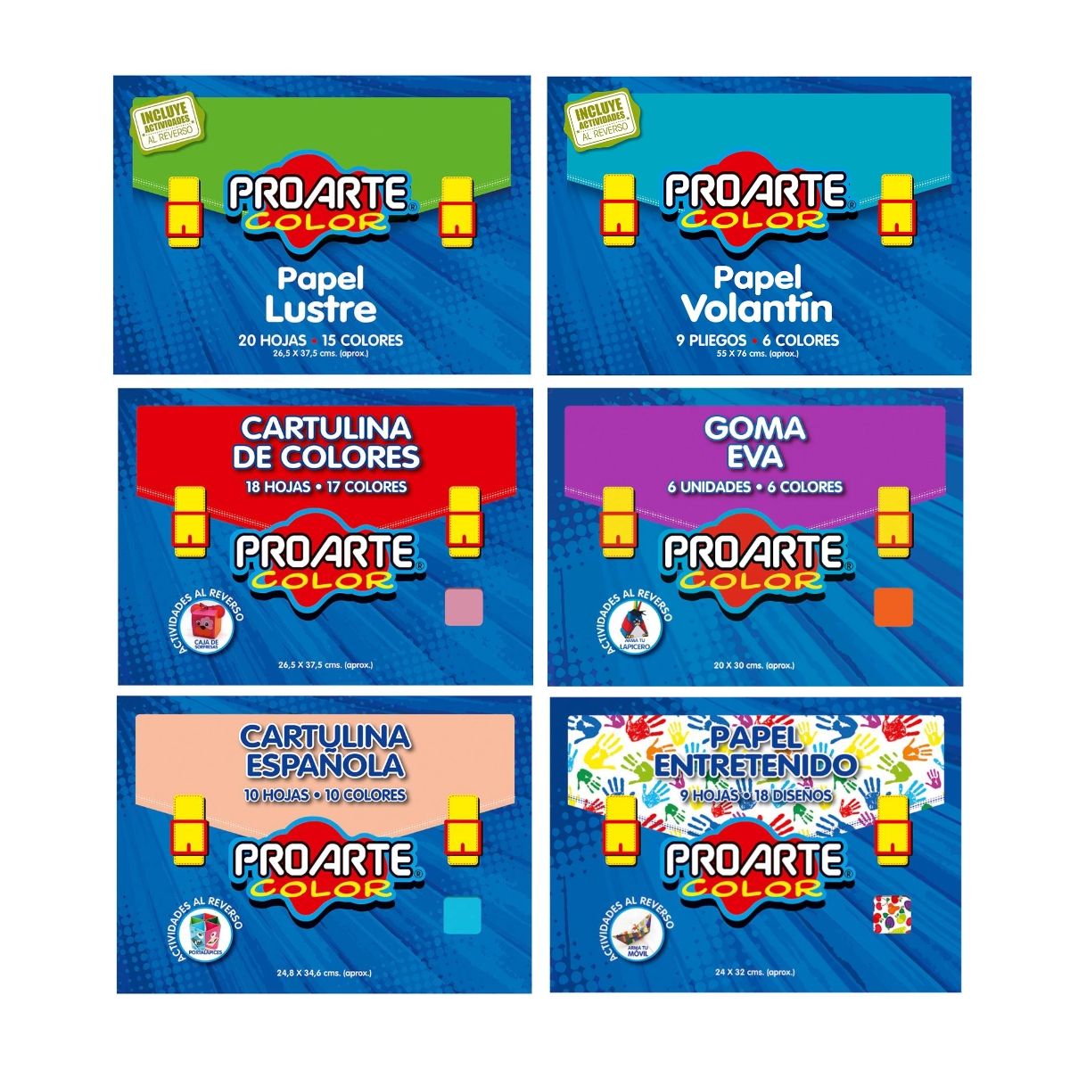 PROARTE - Pack Carpetas papel Proarte