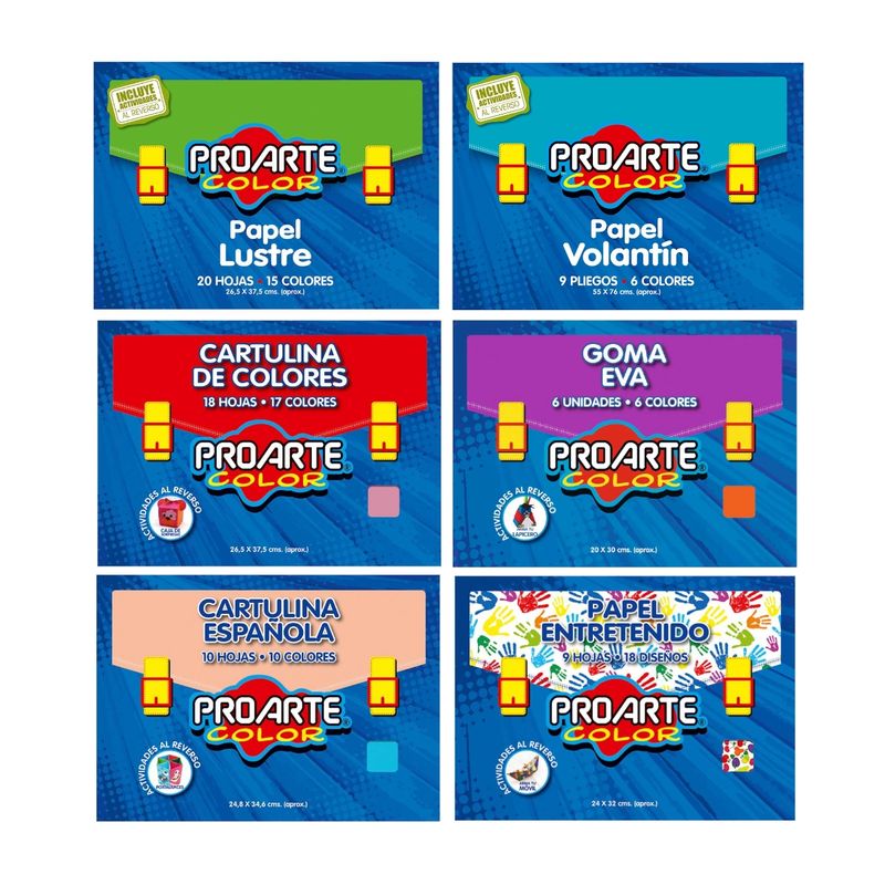 PROARTE - Pack Carpetas papel Proarte