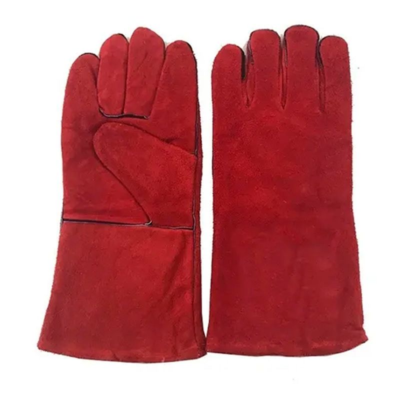 ESHOPANGIE - Pares Guantes Para Soldar Descarne Rojo