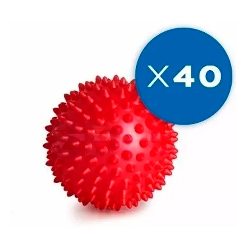 SDFIT - Mini Pelotas Erizo Pack 40x - 8 Cm Kine Sdmed