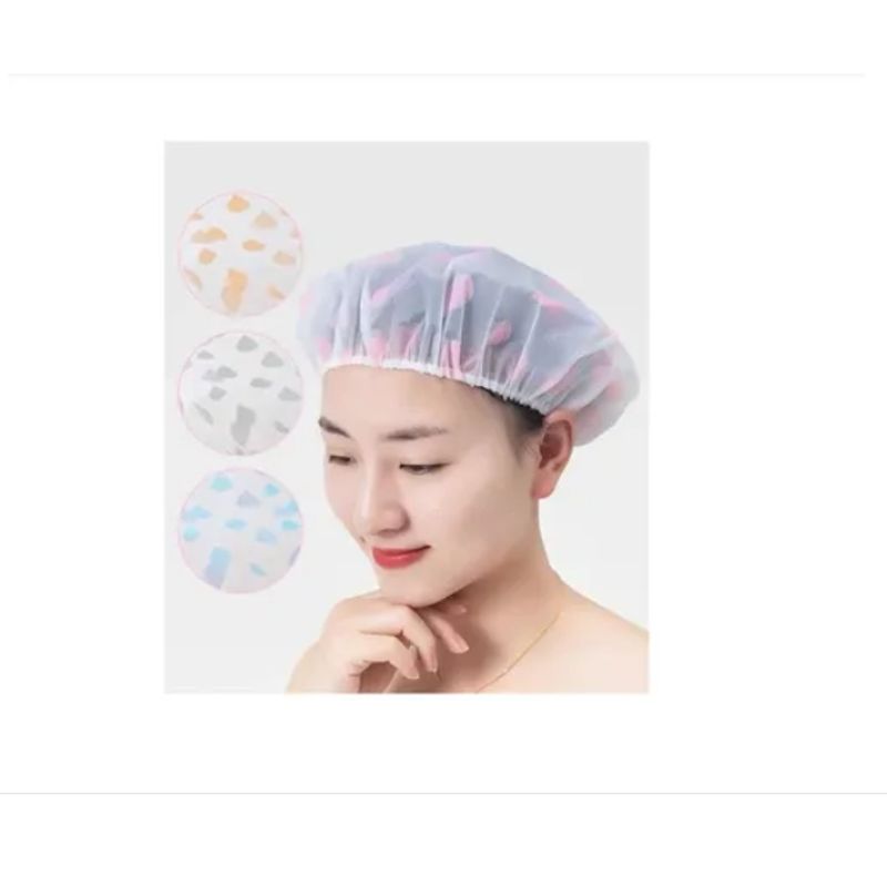GENERICO - Pack 2 Gorro De Plástico Para La Ducha