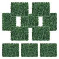 Pack 10 Unidades Palmeta Estilo Trébol Sintético 60x40 cm Pasto