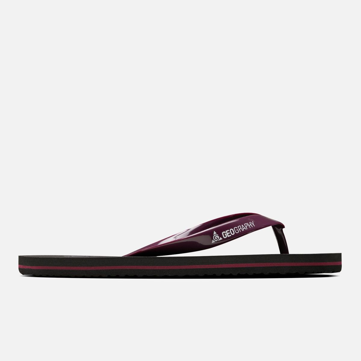 GEOGRAPHY - Sandalia Mujer Doca Negro / Vino Geography