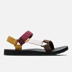 HAKA HONU - Sandalia Hombre Ofqui Multicolor Burdeo