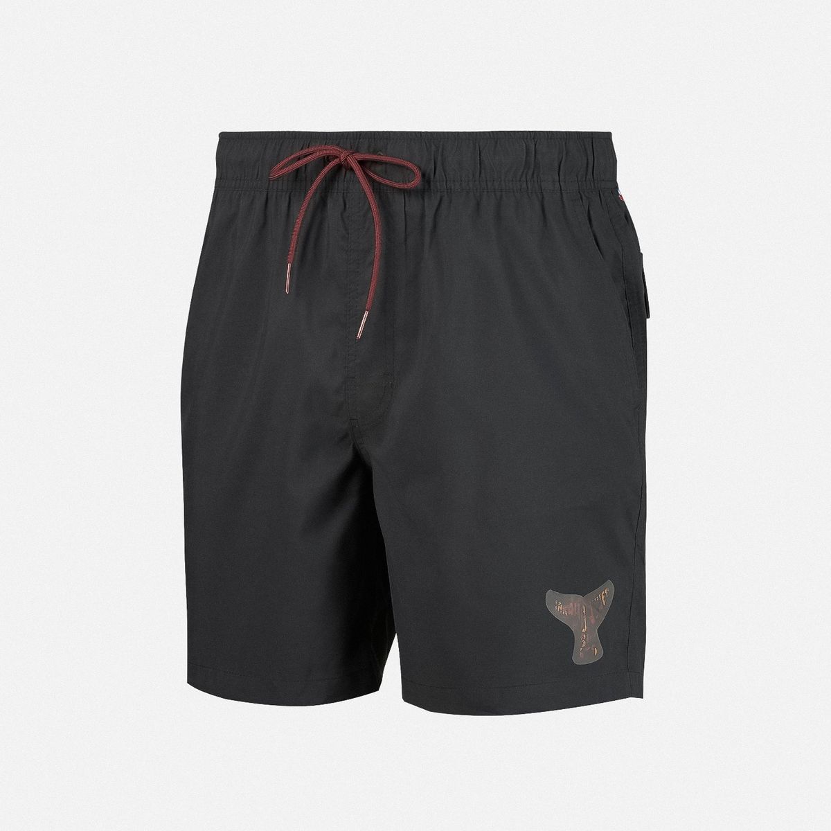 HAKA HONU - Traje de Baño Hombre Anonadado Negro Haka Honu