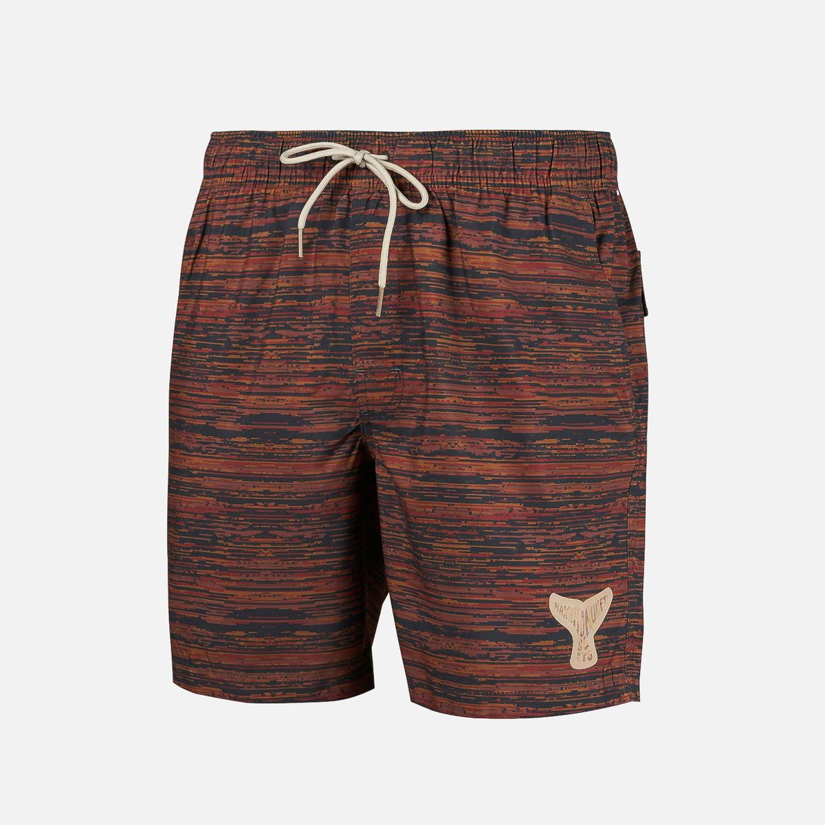 HAKA HONU - Traje de Baño Hombre Anonadado Print Burdeo Haka Honu