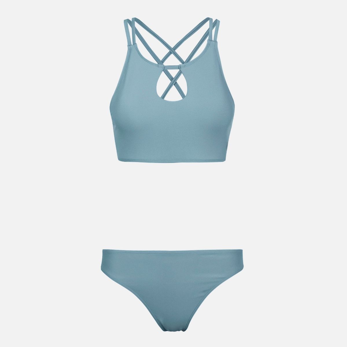 HAKA HONU - Traje de Baño Mujer Fondo de Bikini Celeste Haka Honu