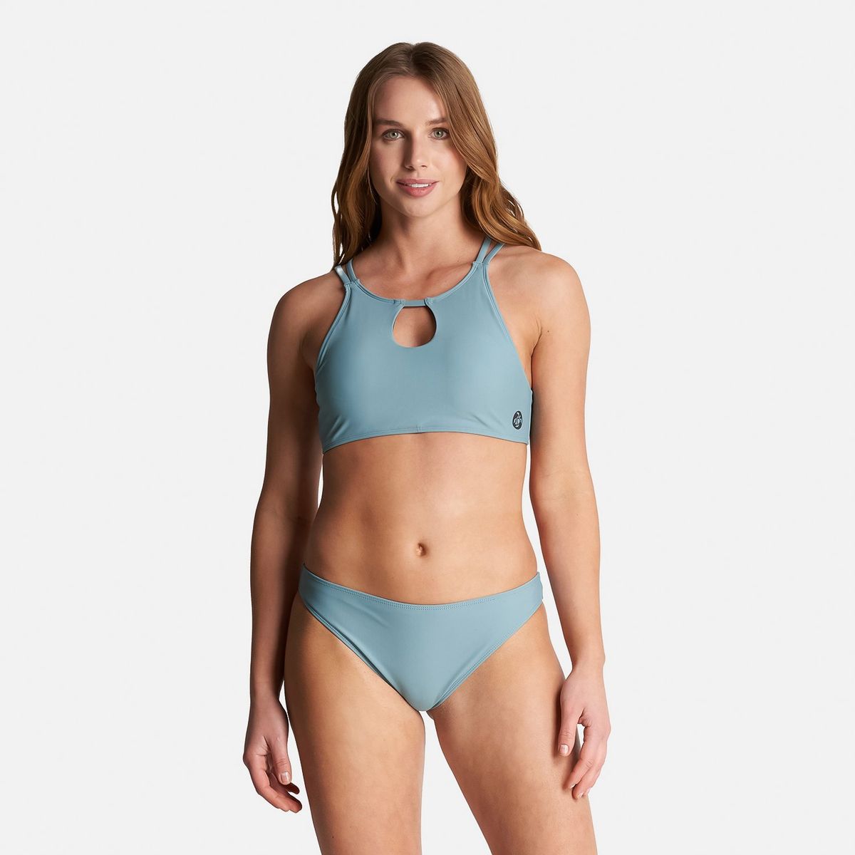 HAKA HONU - Traje de Baño Mujer Fondo de Bikini Celeste Haka Honu