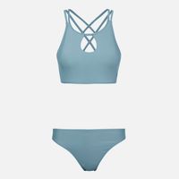 Traje de Baño Mujer Fondo de Bikini Celeste